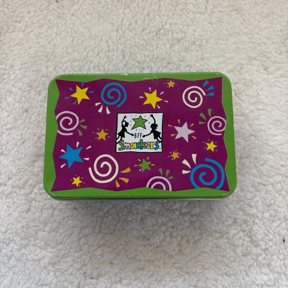 Vintage Lip Smackers BFF Y2K Tin‎ Swirls Stars 90's Nostolgia